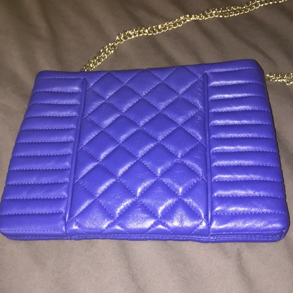 Marciano Vanessa Genuine Leather Quilted Clutch - Picture 3 of 6